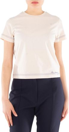 Burberry Logo Embroidered Cotton T-Shirt, Size XX-Large