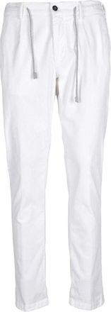 Eleventy Straight-Leg Velvet Trousers with Practical Pockets