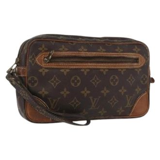 Louis Vuitton Pre-owned Monogram Clutch Bag - - Pre-owned - Donna - Marrone - ONE SIZE