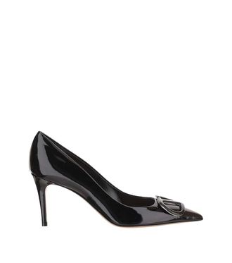 Valentino Garavani Black Logo Pumps