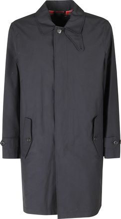 Baracuta Dark Navy G10 Cotton-Blend Raincoat