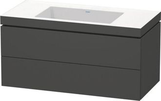Duravit Duravit - Mueble De Ba&ntilde;o L-cube Wt Vero Air 500x1000x480mm Sin Orificio Para Grifer&iacute;a Nogal Oscuro