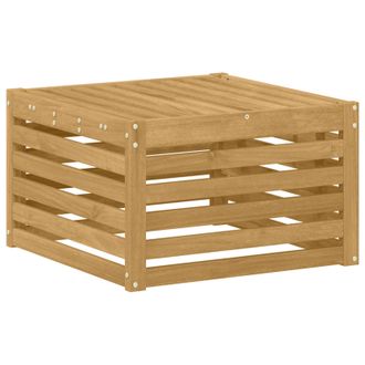 vidaXL Reposapi&eacute;s De Exterior Madera De Acacia S&oacute;lida Blanco Vidaxl