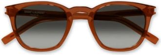 Saint Laurent Eyewear Occhiali da sole squadrati - Marrone