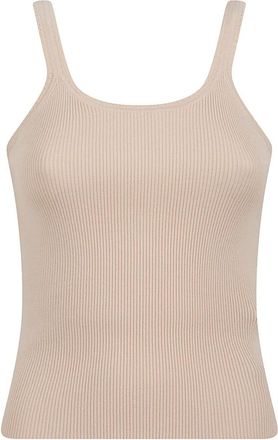 Ermanno Scervino Sleeveless Top - Dames - Tops zonder mouwen - Beige - XS - Tops