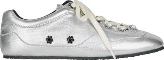 Cecilie Bahnsen Sneakers Slim - Dames - Sneakers - Grijs - 38 EU - Leer - Schoenen