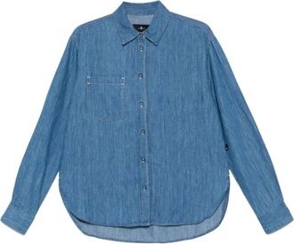 7 For All Mankind Mujer, Camisas, Azul, Talla: L