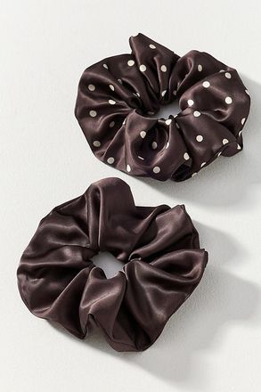 Natasha Polka Dot Scrunchies, Set of 2