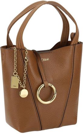 Chlo&eacute; Womens Brown Calf Leather Bos Taurus Shoulder Bag