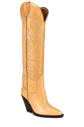 Isabel Marant Pre-Loved Womens Larli Boot In Natural