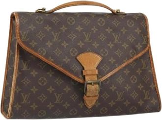 Louis Vuitton Pre-owned Handbags, female, Brown, Size: ONE SIZE Pre-owned Canvas Handbag