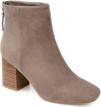 Journee Collection Audrina Tru Comfort Foam Bootie in Taupe at Nordstrom Rack, Size 8.5
