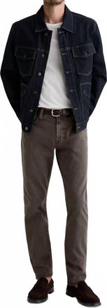 AG - Adriano Goldschmied Tellis Modern Slim Jean In 7 Years Sulfur Brown Slate