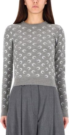 Marine Serre Moon Jacquard Sweater
