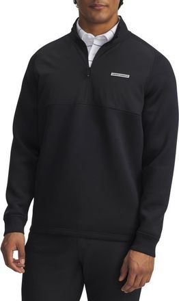 Under Armour Drive Pro Hybrid Half Zip Pullover in 010 Black at Nordstrom, Size Xx-Large