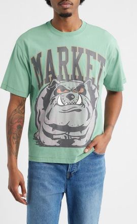 Market Angry Bulldog Graphic T-Shirt in Green at Nordstrom, Size Xx-Large