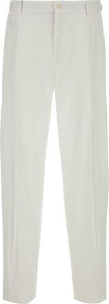 Dolce & Gabbana White Cotton Pant