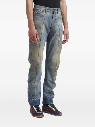 Gucci stone-washed jeans - men - Cotton - 31 - Blue