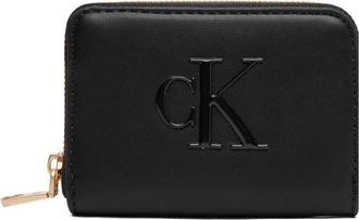 Calvin Klein Wallets & Cardholders - unisex - Portefeuilles - Zwart - ONE Size - Leer - Accessoires