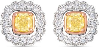 Le Vian Ladies Sunny Yellow Earrings set in 14K Two Tone Gold