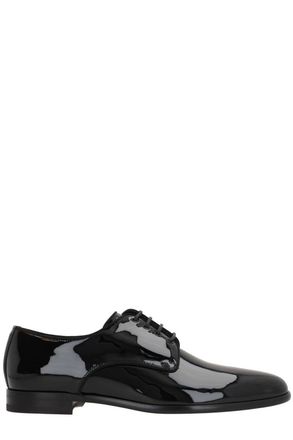 Dolce & Gabbana Round Toe Lace-up Shoes