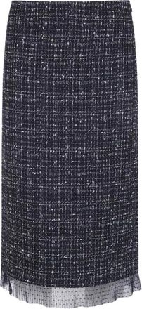Twinset Midi Rok - Dames - Midirokken - Zwart - XS - Rokken