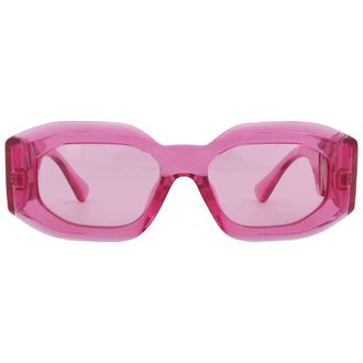 Versace Pink Irregular Mens Sunglasses VE4425U 542184 53