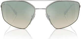 Ferrari Gradient Green Mirror Irregular Mens Sunglasses FH1009T 303/W0 63