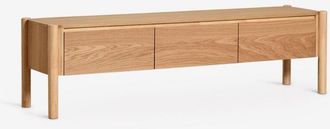 Sklum Sklum - Mueble tv 185x45 cm en mdf con chapa de roble Munden
