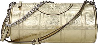 Tory Burch Tory Burch Damens Fleming Leder Umh&auml;ngetasche Gold