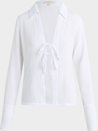 Favorite Daughter The Tied and True Gauze Top