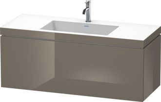 Duravit Duravit - Lavabo Para Muebles L-cube C-bonded Con Base, Colgante