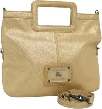 Burberry Pre-owned Handbags, female, Yellow, Size: ONE SIZE Pre-owned Vintage Hand Bag