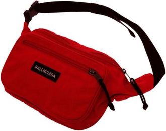 Balenciaga Pre-owned Vintage Nylon Heuptas - unisex - Vintage Heuptassen - Rood - ONE Size - Nylon - Vintage