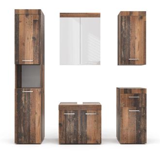 Vicco Conjunto De Muebles De Ba&ntilde;o Luna, Estilo Antiguo, 5 Partes