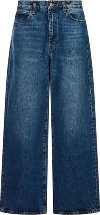 Frame Denim Wide Jeans - Dames - Loose Fit Jeans - Blauw - W27 - Jeans