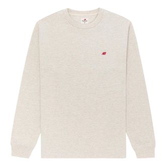 New Balance MADE in USA Core Long Sleeve T-Shirt Asia Sizing Oatmeal Heather MT21542-OTH