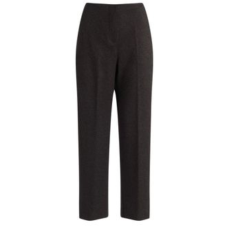 Max Mara Dames, Broeken, Zwart, Maat: M
