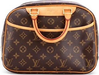 Louis Vuitton Borsa a tracolla Trouville in tela con monogramma - Marrone