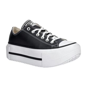 Converse Schoenen, Heren, Zwart, 40 EU, Leer, Chuck Taylor All Star Lift Double Stack