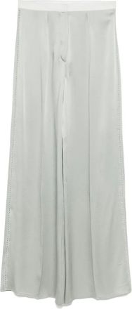 Forte_Forte Pantaloni dritti con finitura satinata - Grigio