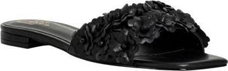 Shushop Camellia Slide Sandal in Black at Nordstrom, Size 8.5
