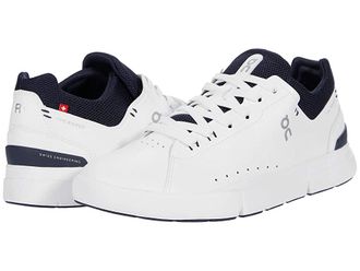 On The ROGER Advantage (Women) Womens Shoes White/Midnight : 5.5 M, Faux Leather