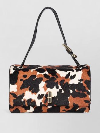 Marc Jacobs haircalf shoulder dual bag adjustable strap
