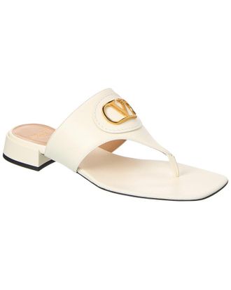 Valentino VLogo Signature Leather Sandal