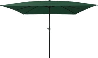 vidaXL Parasol De Jard&iacute;n Verde 295 X 295 X 245 Cm Poli&eacute;ster, Acero Vidaxl