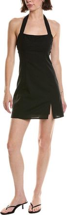 Nia Nia Emil Linen-Blend Mini Dress