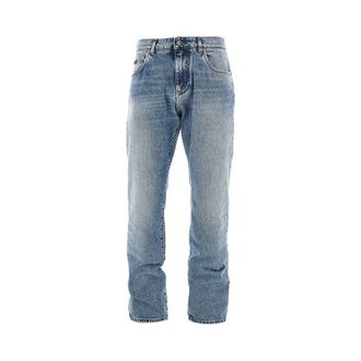 Dolce & Gabbana Classic jeans with logo plate Man 52