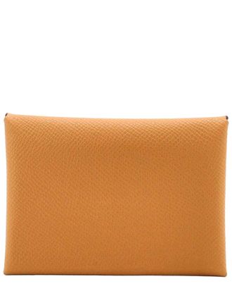 Herm&egrave;s Calvi Duo Card Holder Epsom (Authentic Pre-Loved)