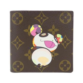 Louis Vuitton Brown Coated Canvas Wallet (Bi-Fold) (Pre-Owned)